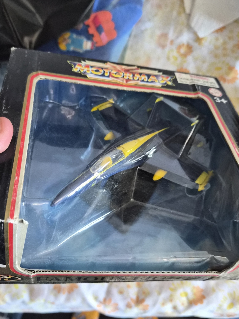 Blue and Yellow Jet Toy - Kids